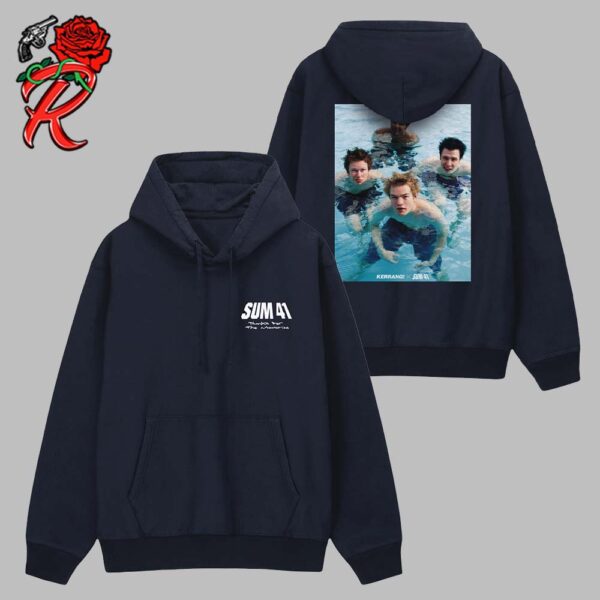 Sum 41 X Kerrang LTD Pool Photo Edition Two Sides Hoodie Shirt