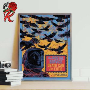 The Postal Service And Death Cab For Cutie Tonight Poster For Show At Schottenstein Center In Columbus OH On April 30 2024 Home Decor Poster Canvas