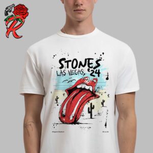 The Rolling Stones Official Merch For The Show At Allegiant Stadium In Las Vegas NV On May 11 2024 Unisex T-Shirt