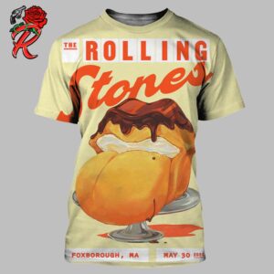 The Rolling Stones The Hackney Diamonds Tour 2024 City Poster For Foxborough MA 2024 On May 30 All Over Print Shirt