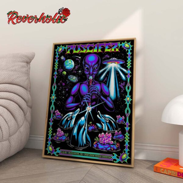 Tonight Puscifer Sessanta Performance At Pine Knob Music Theatre Limited Edition Poster Clarkston MI May 02 2024 Home Decor Poster Canvas