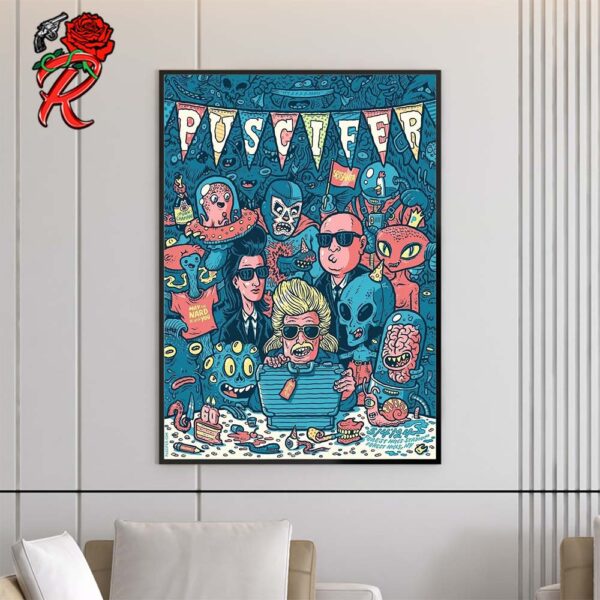 Tonight’s Puscifer Sessanta Performance At The Forest Hills Stadium New York Limited Edition Poster On May 4th 2024 Home Decor Poster Canvas