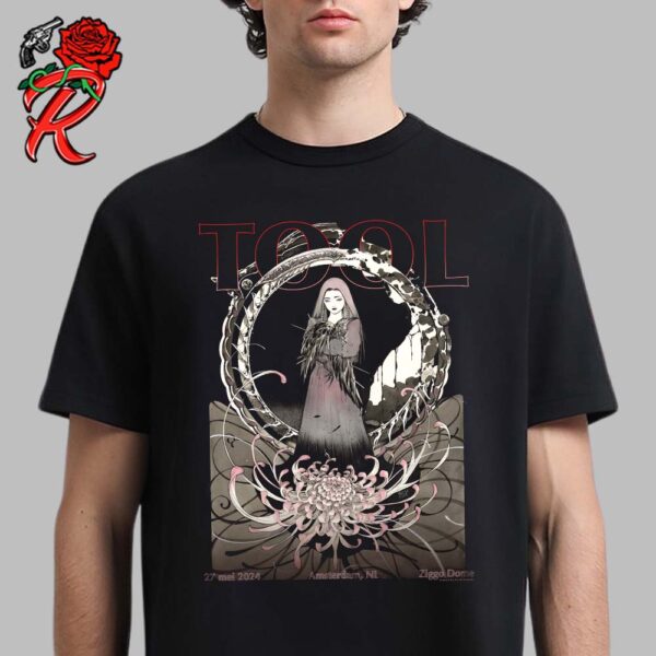 Tool Limited Concert Poster For Amsterdam NL Tonight At The Ziggo Dome With Night Verses On May 27 2024 Unisex T-Shirt