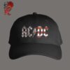 AC DC 4th Of July Collection 2024 ACDC Logo Old Glory Stars And Stripes USA Flag Black Cap Hat Snapback