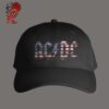 AC DC 4th Of July Collection 2024 ACDC Logo Starry Rocker Stars And Stripes USA Flag Classic Cap Hat Snapback