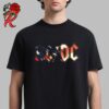 AC DC 4th Of July Collection ACDC Logo Red White And Blue Unisex T-Shirt