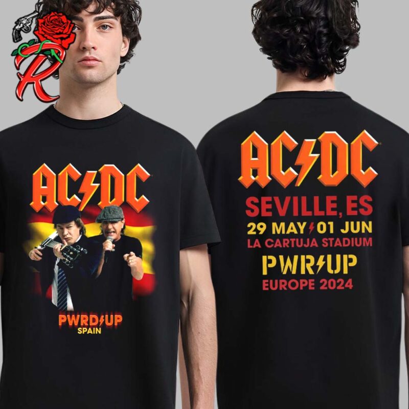 ACDC Power Up Tour City Concert Poster Tonight Show In Reggio Emilia ...