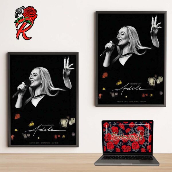Adele Weekends With Adele Poster For The Show In Las Vegas NV At Caesars Palace On June 14th And 15th 2024 Home Decor Poster Canvas