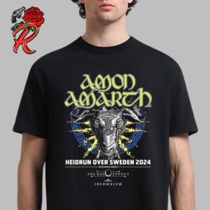 Amon Amarth Heidrun Over Sweden 2024 Classic T-Shirt