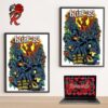 Foo Fighters Live At Hellfest 2024 Pegasus Artwork Poster In Clisson France On Jun 27-30 2024 Home Decor Poster Canvas