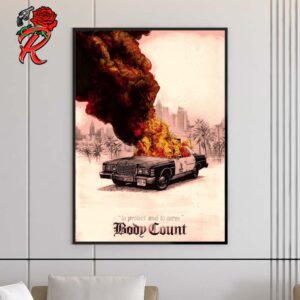 Body Count To Protect And To Serve In Hellfest Open Air Festival 2024 Infernopolis Clisson France Official Print Artwork Home Decor Poster Canvas
