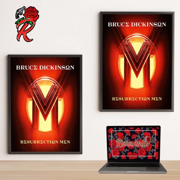 Bruce Dickinson Resurrection Men Limited Edition CD Cover Wall Decor Poster Canvas