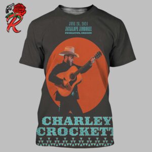 Charley Crockett Poster For The Concert In Pendleton Oregon At Jackalope Jamboree On June 28 2024 All Over Print Shirt