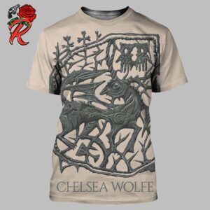 Chelsea Wolfe In Hellfest Open Air Festival 2024 Infernopolis Clisson France Official Print Artwork All Over Print Shirt