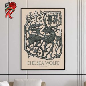 Chelsea Wolfe In Hellfest Open Air Festival 2024 Infernopolis Clisson France Official Print Artwork Wall Decorations Poster Canvas