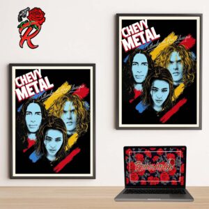Chevy Metal New Poster For The Concert At Alex’s Bar Long Beach CA On June 8 2024 Outlandos du Rock Classigue Home Decor Poster Canvas