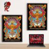 Dead And Company Weekend VIP Poster Mortuus In Aeternum Dead 1978 Egyptian Run Live At Sphere Las Vegas On June 13 14 15 2024 Decor Poster Canvas