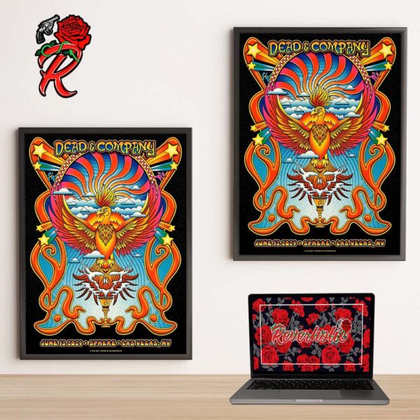 Dead And Company Dead Forever At Sphere Las Vegas Back In Action Poster For Tonight Show On June 13 2024 The Phoenix Art Home Decor Poster Canvas