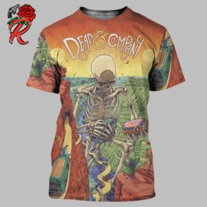 Dead And Company This Weekend Run Of Shows At The Sphere In Las Vegas June 20 22 23 2024 The Giant Skeleton All Over Print Shirt