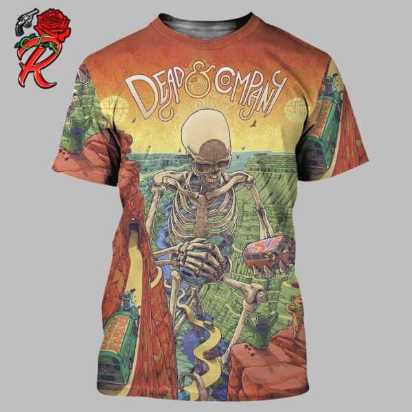 Dead And Company This Weekend Run Of Shows At The Sphere In Las Vegas June 20 22 23 2024 The Giant Skeleton All Over Print Shirt