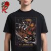Hard Rock Heavy Metal Lemmy Kilmister 1945-2015 All the Bands Lineup Live At Hellfest Open Air Festival 2024 Infernopolis Clisson France Official Print Artwork Unisex T-Shirt