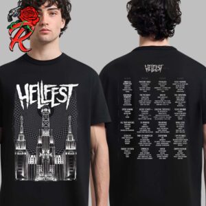 Hellfest 2024 Shockwave Merch Festival In Clisson France From 27-30 June 2024 With Lineup Two Sides Unisex T-Shirt
