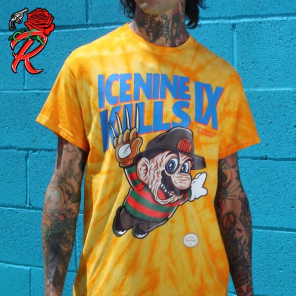 Ice Nine Kills Mario And Freddy Krueger Super Freddy Fly And Dye All Over Print Shirt