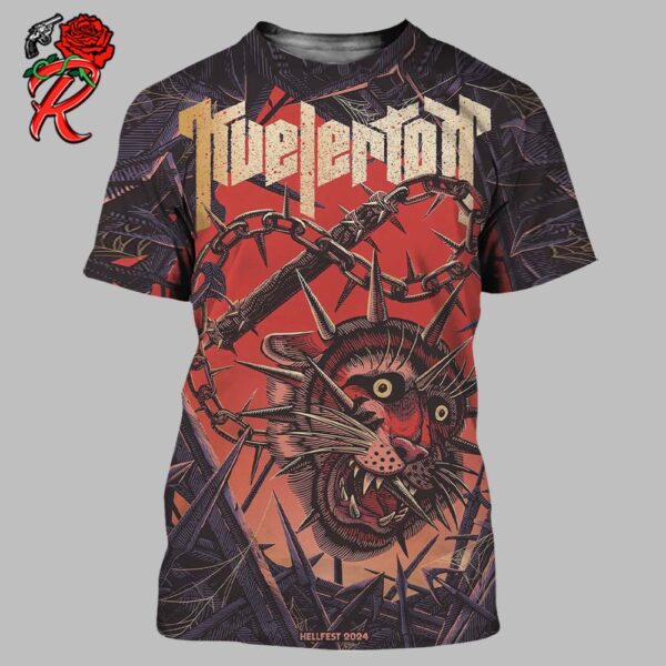 Kvelertak In Hellfest Open Air Festival 2024 Infernopolis Clisson France Official Print Artwork All Over Print Shirt