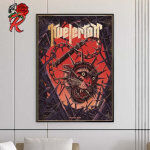 Kvelertak In Hellfest Open Air Festival 2024 Infernopolis Clisson France Official Print Artwork Wall Decor Poster Canvas