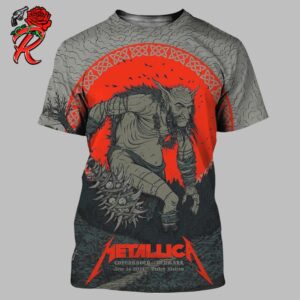 Metallica M72 Copenhagen Denmark Night 1 Poster At Parken Stadium In Copenhagen On June 14th 2024 The  M72 World Tour 2024 All Over Print Shirt