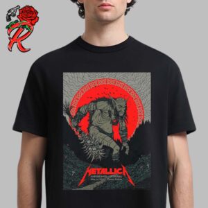 Metallica M72 Copenhagen Denmark Night 1 Poster At Parken Stadium In Copenhagen On June 14th 2024 The  M72 World Tour 2024 Unisex T-Shirt