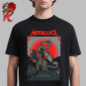 Metallica M72 Copenhagen Denmark Night 2 Merch At Parken Stadium In Copenhagen On June 16th 2024 Unisex T-Shirt