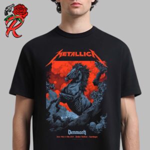 Metallica M72 Copenhagen Denmark The Devil Horse Merch For The Copenhagen Pop Up M72 World Tour 2024 At Parken Stadium In Copenhagen On June 14th And 16th 2024 Unisex T-Shirt