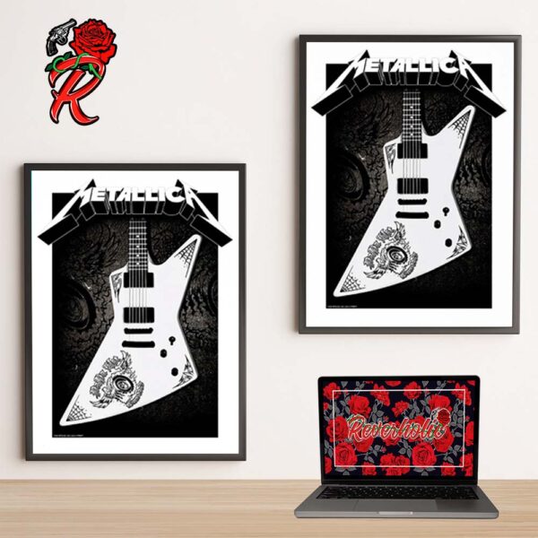 Metallica M72 Papa Het Guitar Home Decor Poster Canvas