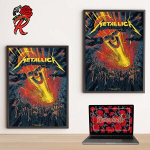 Metallica Oslo Norway M72 World Tour In Tons Of Rock Poster At The Scream Stage On June 26 2024 Home Decor Poster Canvas