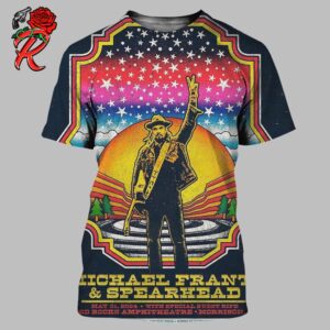 Michael Franti And Spearhead New Poster For The Concert At Red Rocks Amphitheatre In Morrison CO On May 31 2024 All Over Print Shirt