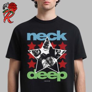 Neck Deep Summer Merch Collection 2024 Star Potrait Band Photo Unisex T-Shirt