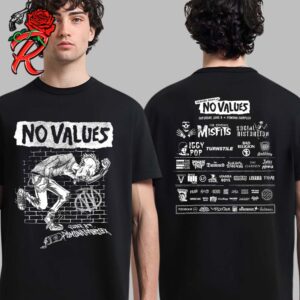 No Values 2024 June 8th At Pomona Fairplex Graffiti Lineup Two Sides Unisex T-Shirt
