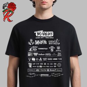 No Values Festival 2024 On June 8th At Pomona Fairplex California Official Lineup Classic T-Shirt