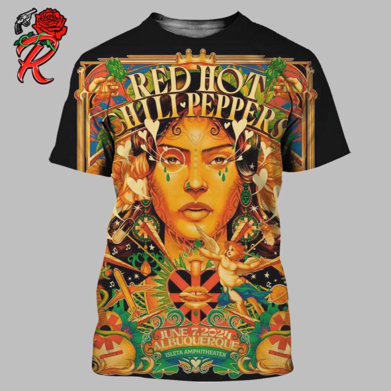 Red Hot Chili Peppers Tonight Concert Poster For Albuquerque Main Edition At Isleta Amphitheater