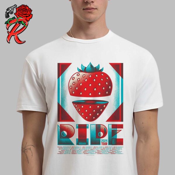 Ripe The Band New 2024 Tour Poster Strawberry Schedule Tour List And Dates Vintage T-Shirt
