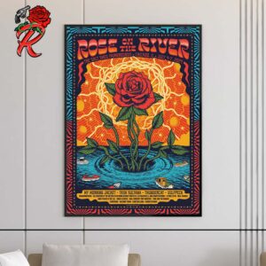Rose On The River The Salt Shed Fairgrounds In Chicago IL On July 4-7 2024 Home Decorations Poster Canvas