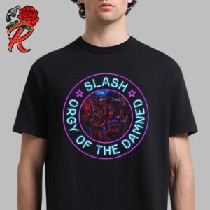 Slash Orgy Of The Damned Cover Art Neon Sign Unisex T-Shirt