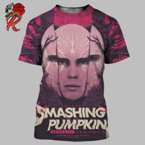 Smashing Pumpkins Poster For The Concert In Luxembourg Esch Sur Alzette On June 28 2024 All Over Print Shirt