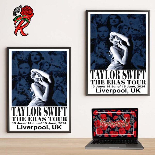 Taylor Swift Poster For The Eras Tour In Liverpool UK On 13 June 14 June And 15 June 2024 Home Decor Poster Canvas