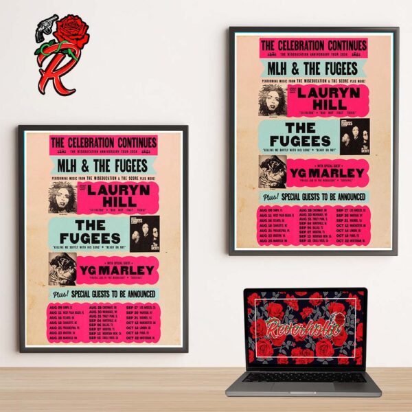 The Celebration Continues The Miseducation Anniversary Tour 2024 Tour Dates And Lineup Home Decor Poster Canvas