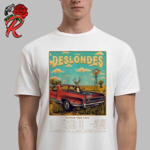 The Deslondes Summer Tour 2024 Tour Dates Poster Classic T-Shirt
