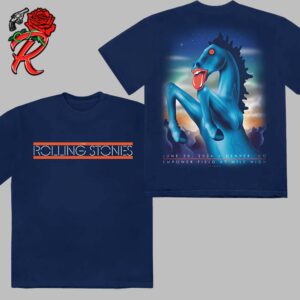 The Rolling Stones Merch For The Concert In Denver Colorado 2024 At Empower Field At Mile High On June 20 2024 The Blucifer Horse Art Two Sides Unisex T-Shirt