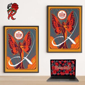 The Smashing Pumpkins Hannover Concert Poster The Seraphim Angel Shiny At ZAG Arena On June 21st 2024 Home Decor Poster Canvas