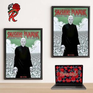 The Smashing Pumpkins Hello Dublin Official Poster At 3Arena On June 10 2024 10 Meitheamh Baile Atha Cliath Eire Lord Voldemort Art Decor Poster Canvas